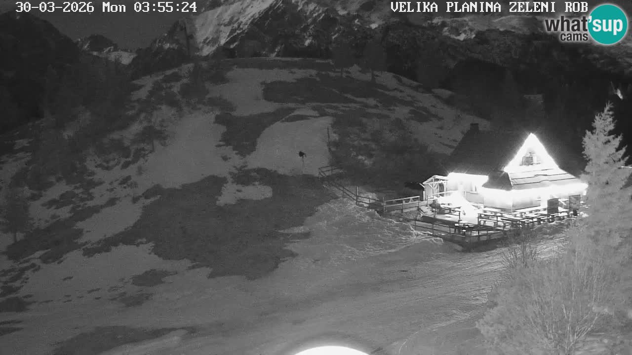 Zeleni Rob | Web kamera Velika Planina