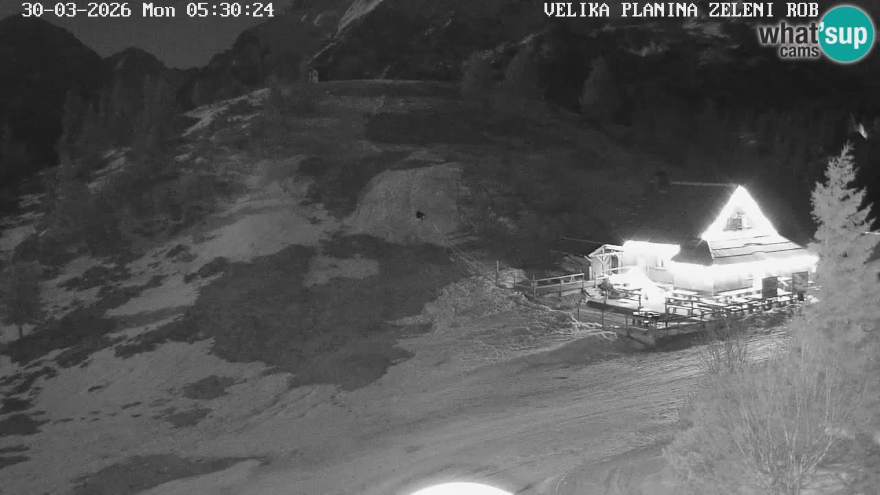 Zeleni Rob – Webcam live | Velika Planina