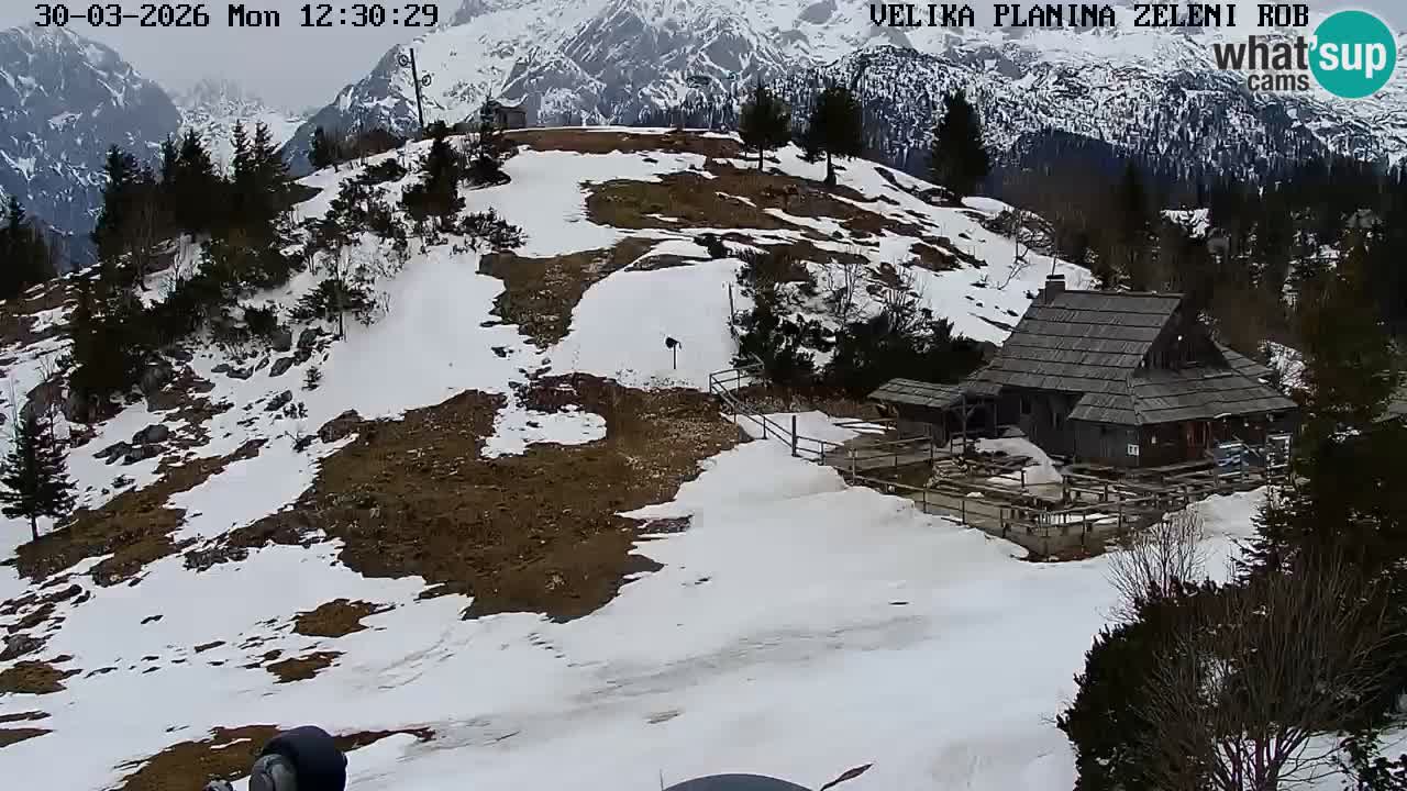Zeleni Rob – Webcam live | Velika Planina