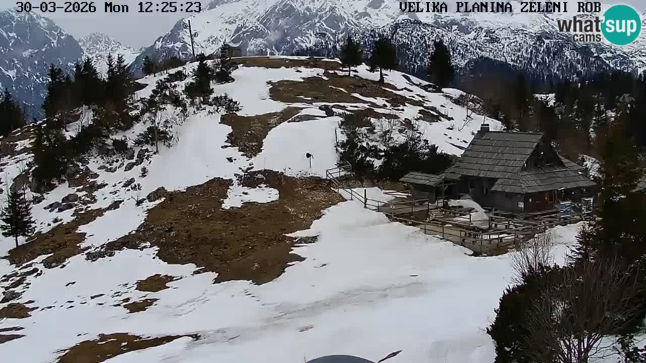 Zeleni Rob – Webcam live | Velika Planina