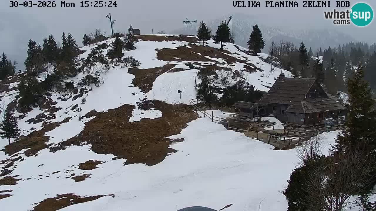Zeleni Rob | Webcam live Velika Planina