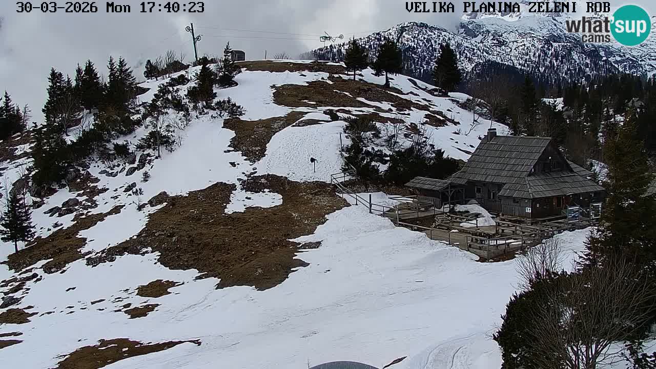 Zeleni Rob | Webcam live Velika Planina