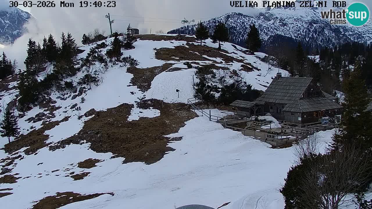 Zeleni Rob – Webcam live | Velika Planina