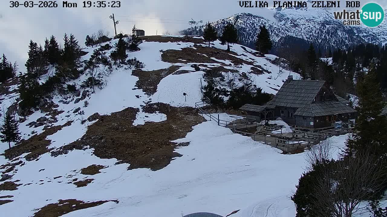 Zeleni Rob – Webcam live | Velika Planina