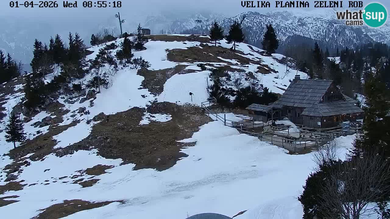 Zeleni Rob – Webcam live | Velika Planina