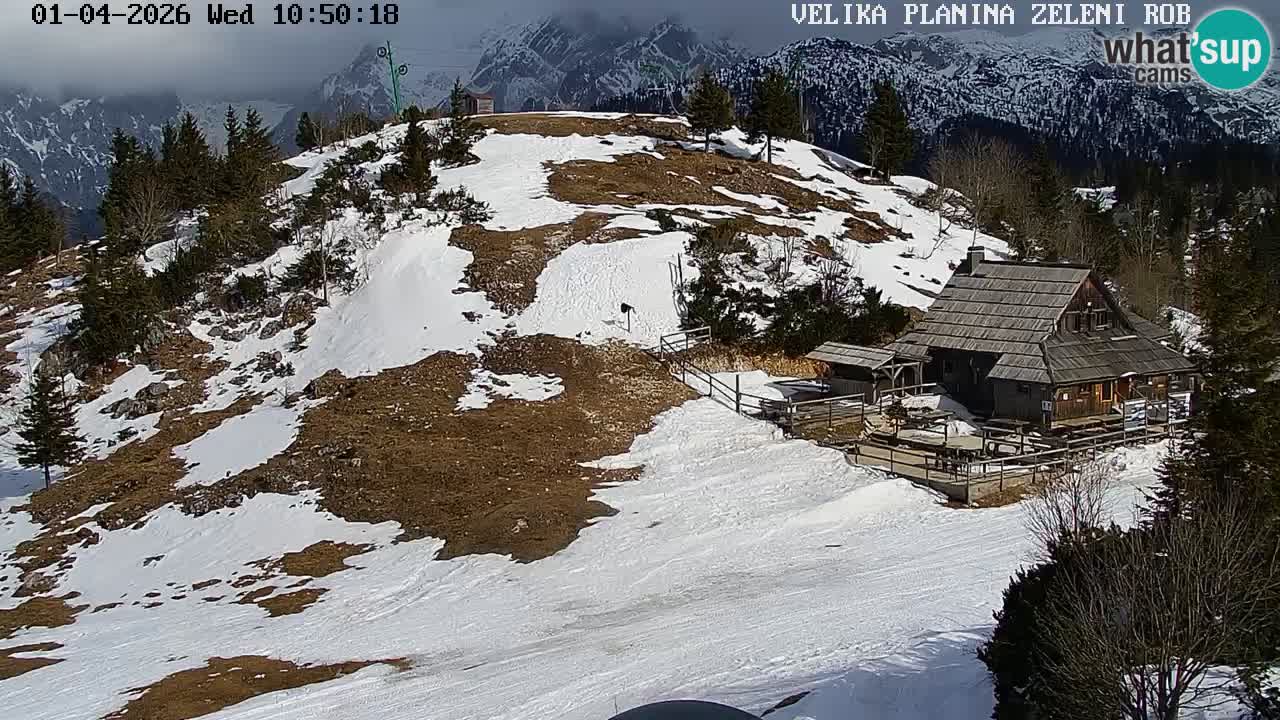 Zeleni Rob – Webcam live | Velika Planina