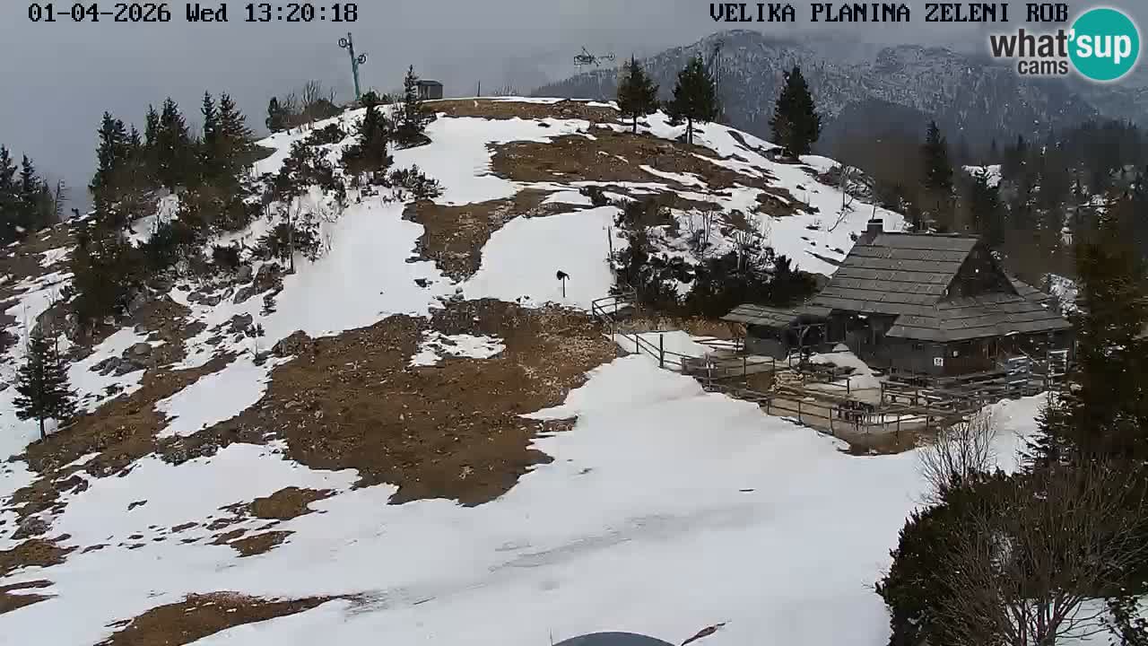 Zeleni Rob | Webcam live Velika Planina
