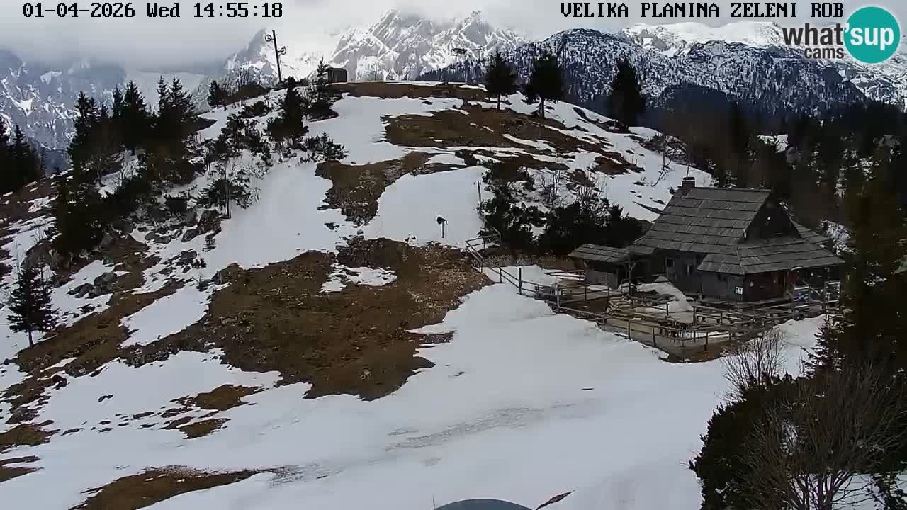 Zeleni Rob | Webcam live Velika Planina