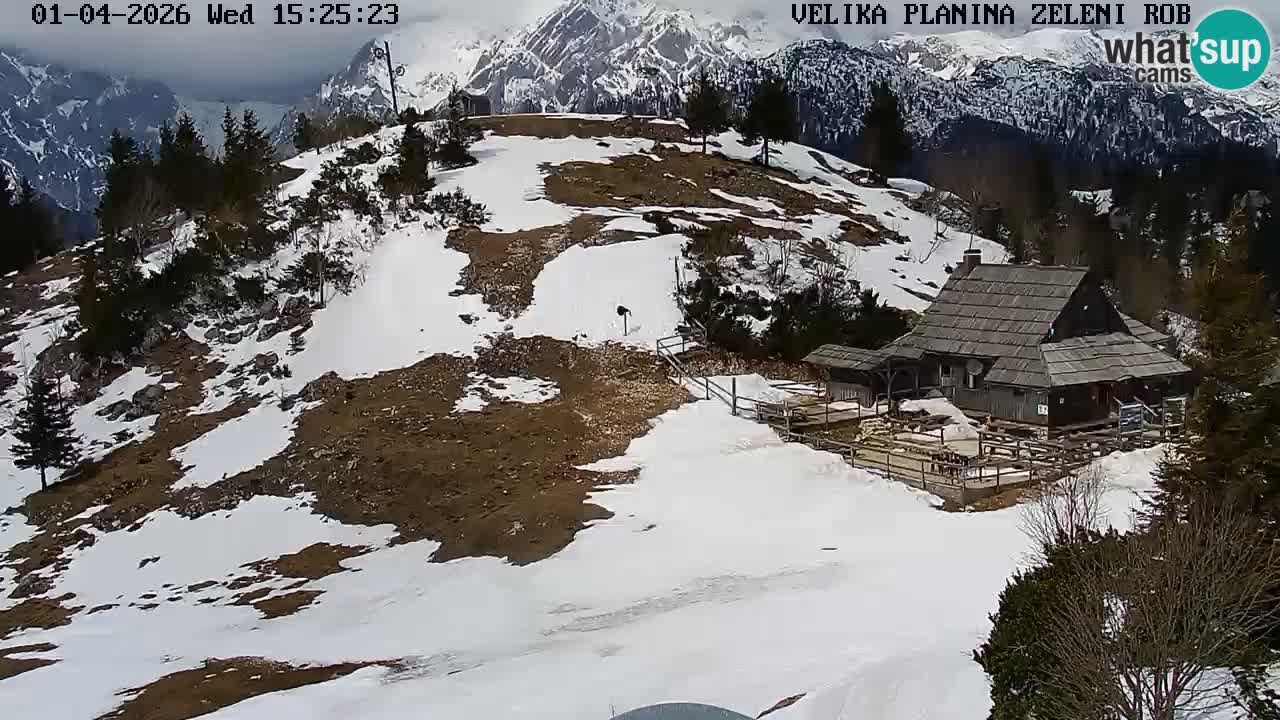 Zeleni Rob – Webcam live | Velika Planina