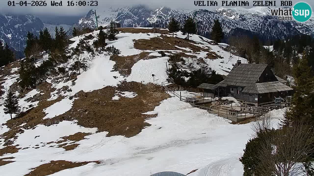 Zeleni Rob | Webcam live Velika Planina