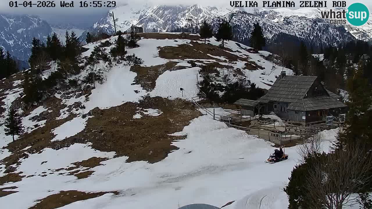 Zeleni Rob | Webcam live Velika Planina