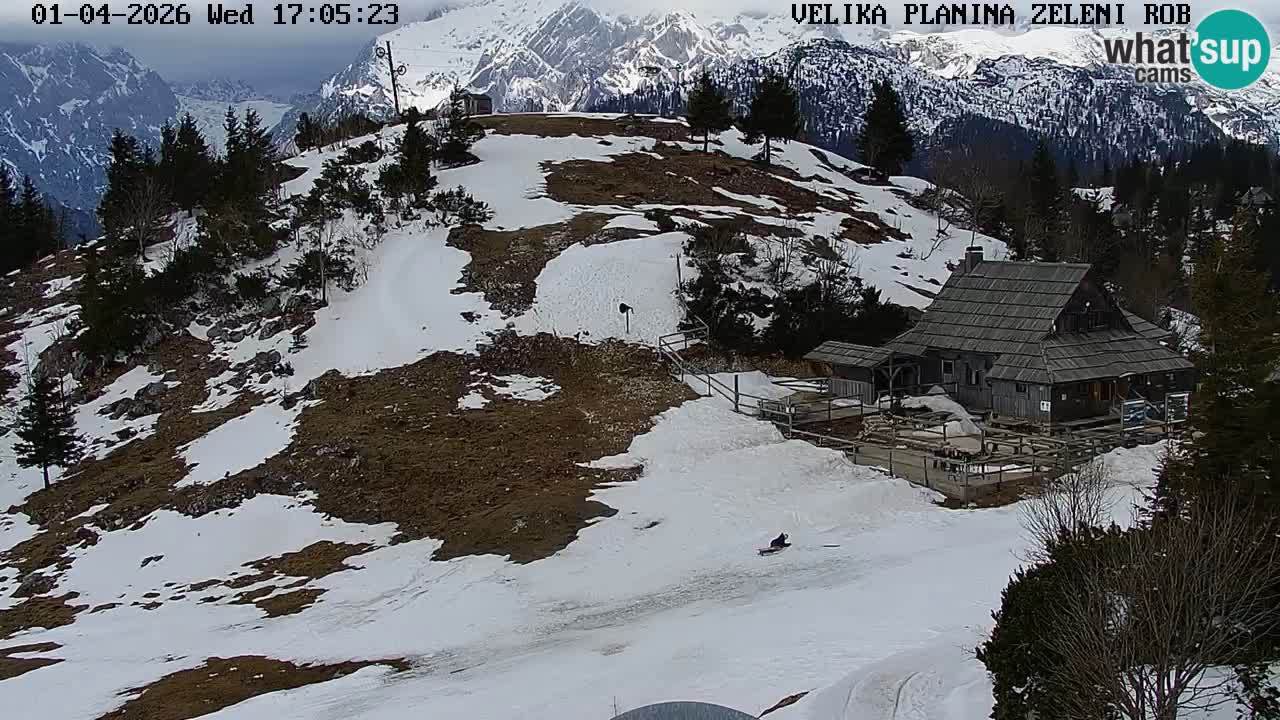 Zeleni Rob – Webcam live | Velika Planina