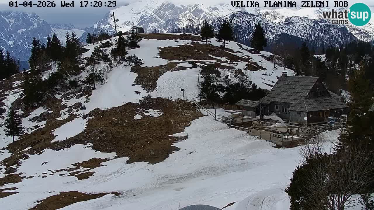 Zeleni Rob | Webcam live Velika Planina