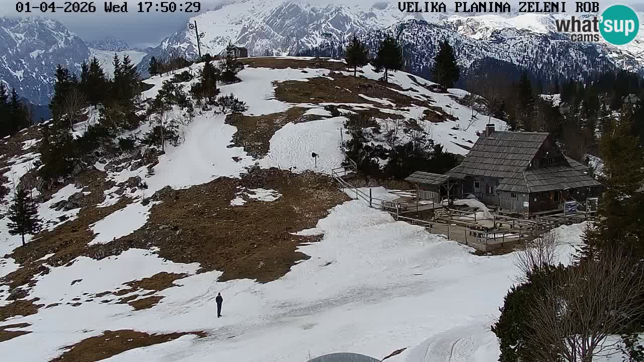 Zeleni Rob | Webcam live Velika Planina