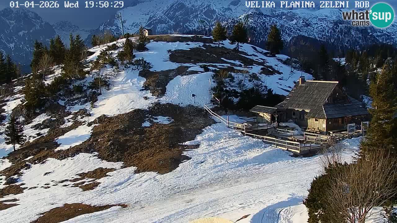 Zeleni Rob | Webcam live Velika Planina