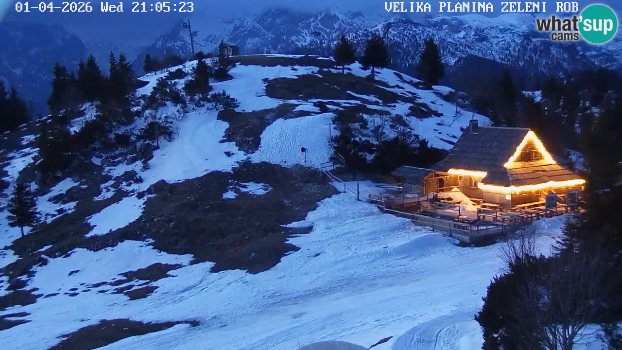 Zeleni Rob | Webcam live Velika Planina