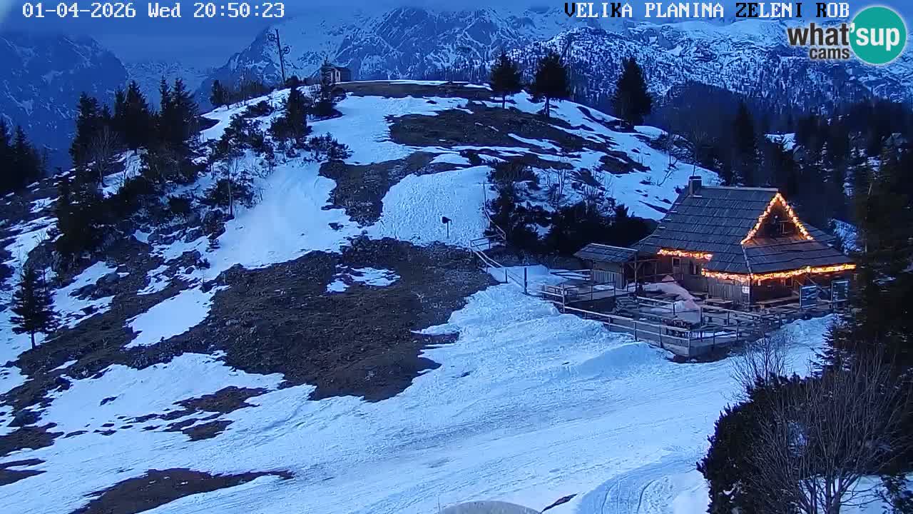 Zeleni Rob – Webcam live | Velika Planina