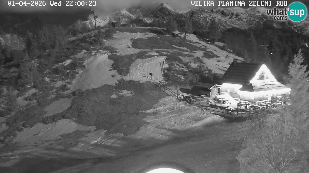 Zeleni Rob – Webcam live | Velika Planina