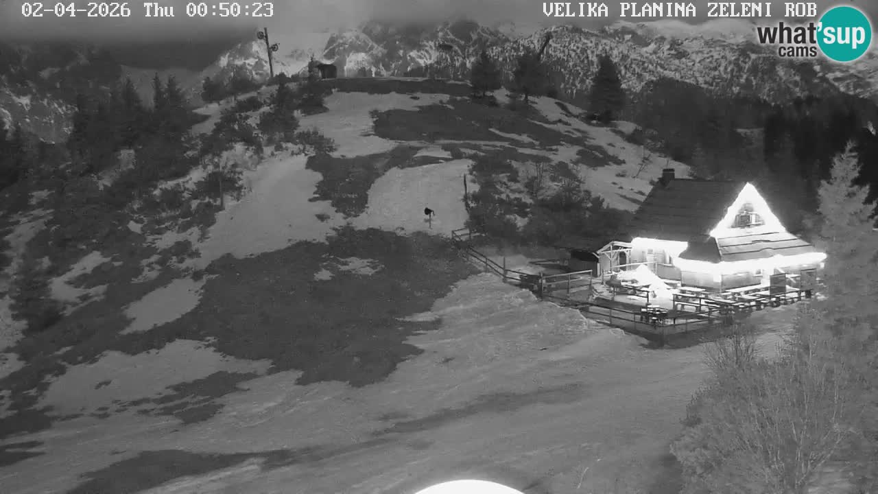 Zeleni Rob – Webcam live | Velika Planina