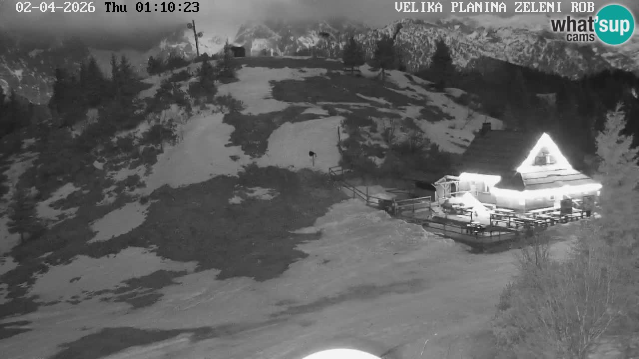 Zeleni Rob – Webcam live | Velika Planina