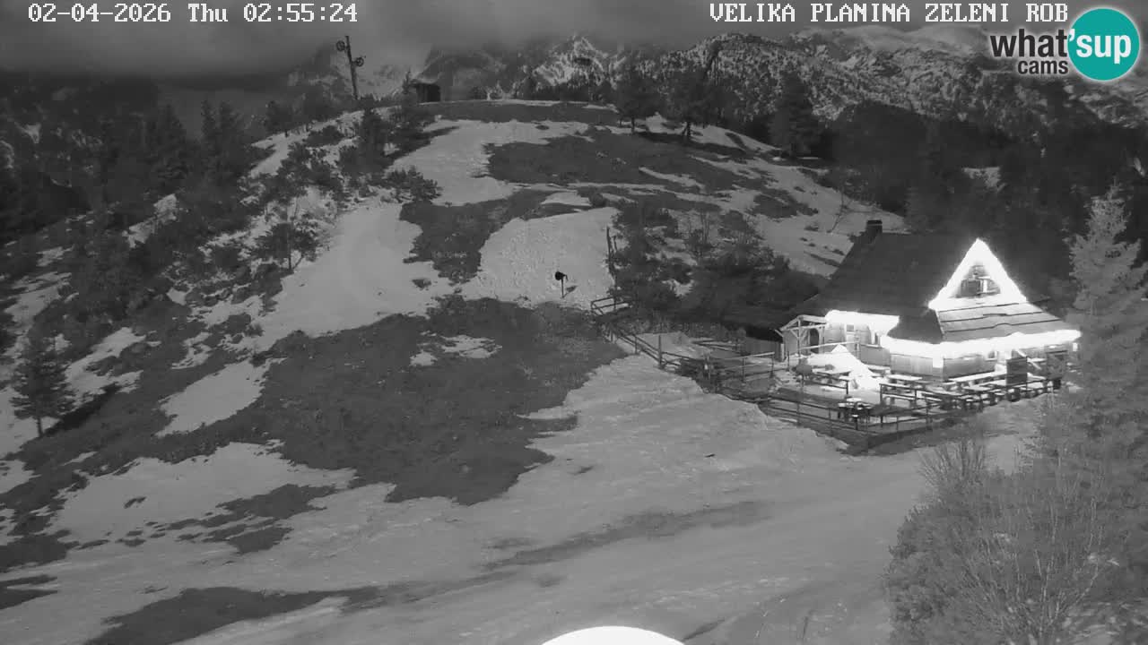 Zeleni Rob – Webcam live | Velika Planina