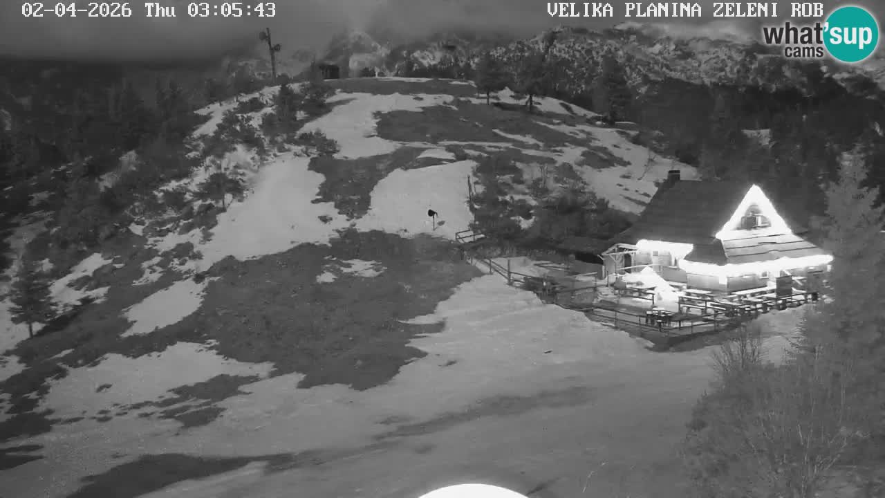 Zeleni Rob | Webcam live Velika Planina