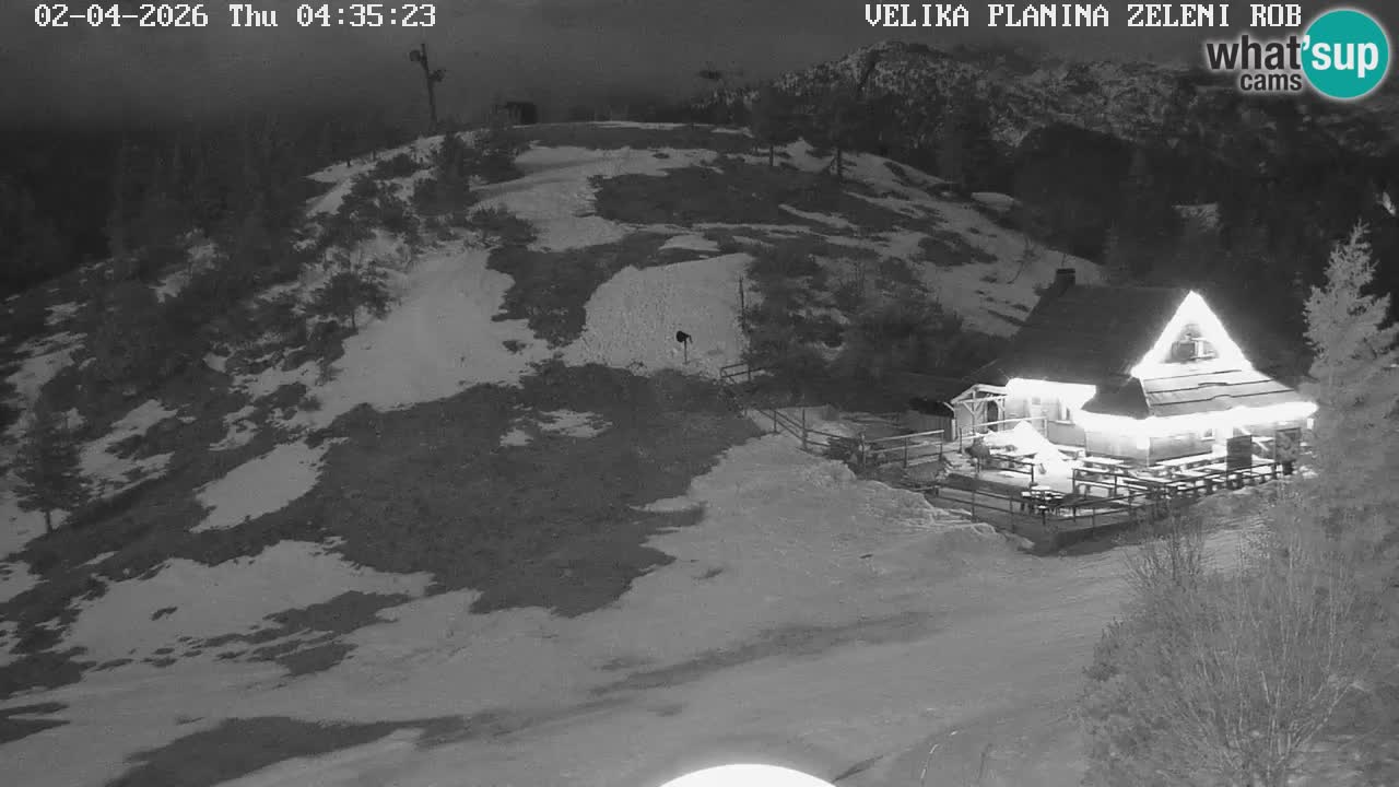 Zeleni Rob | Webcam live Velika Planina