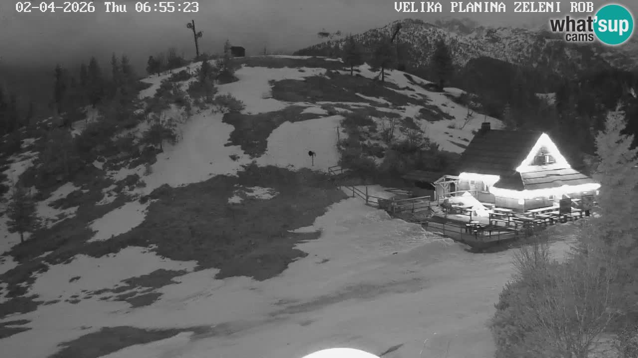 Zeleni Rob – Webcam live | Velika Planina