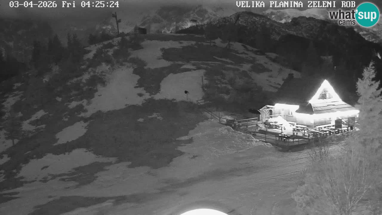 Zeleni Rob | Webcam live Velika Planina
