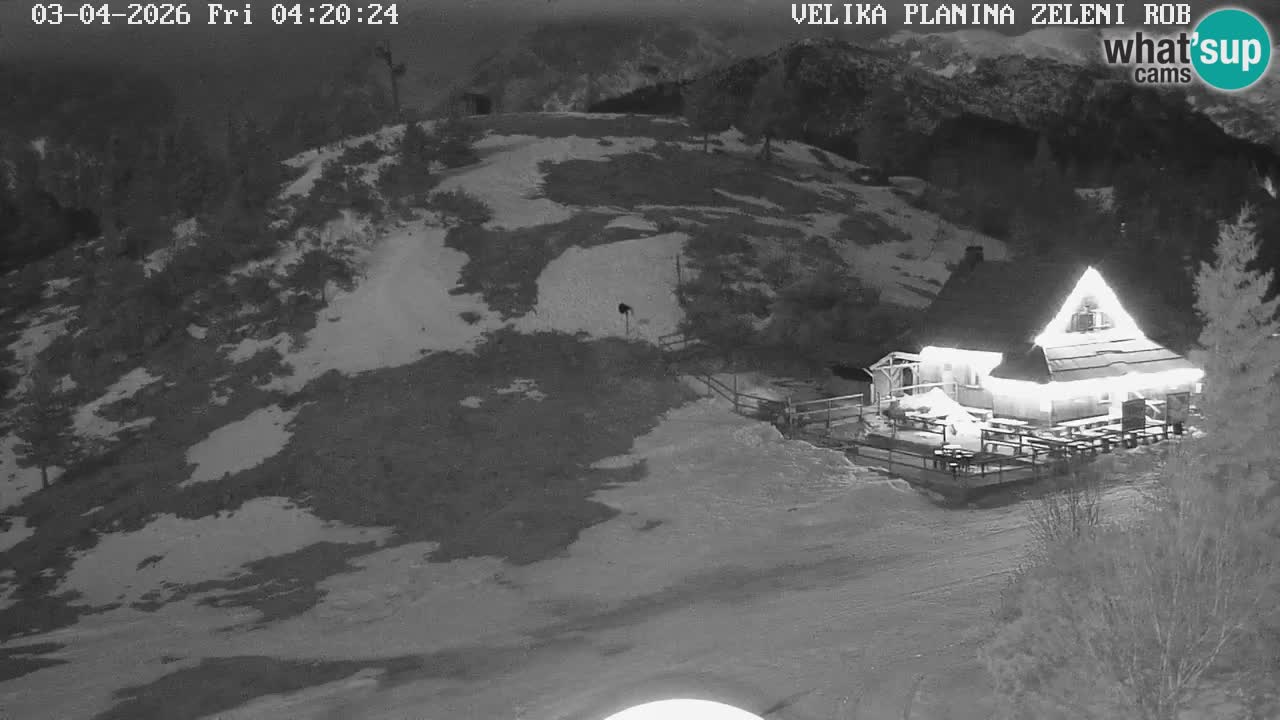 Zeleni Rob – Webcam live | Velika Planina