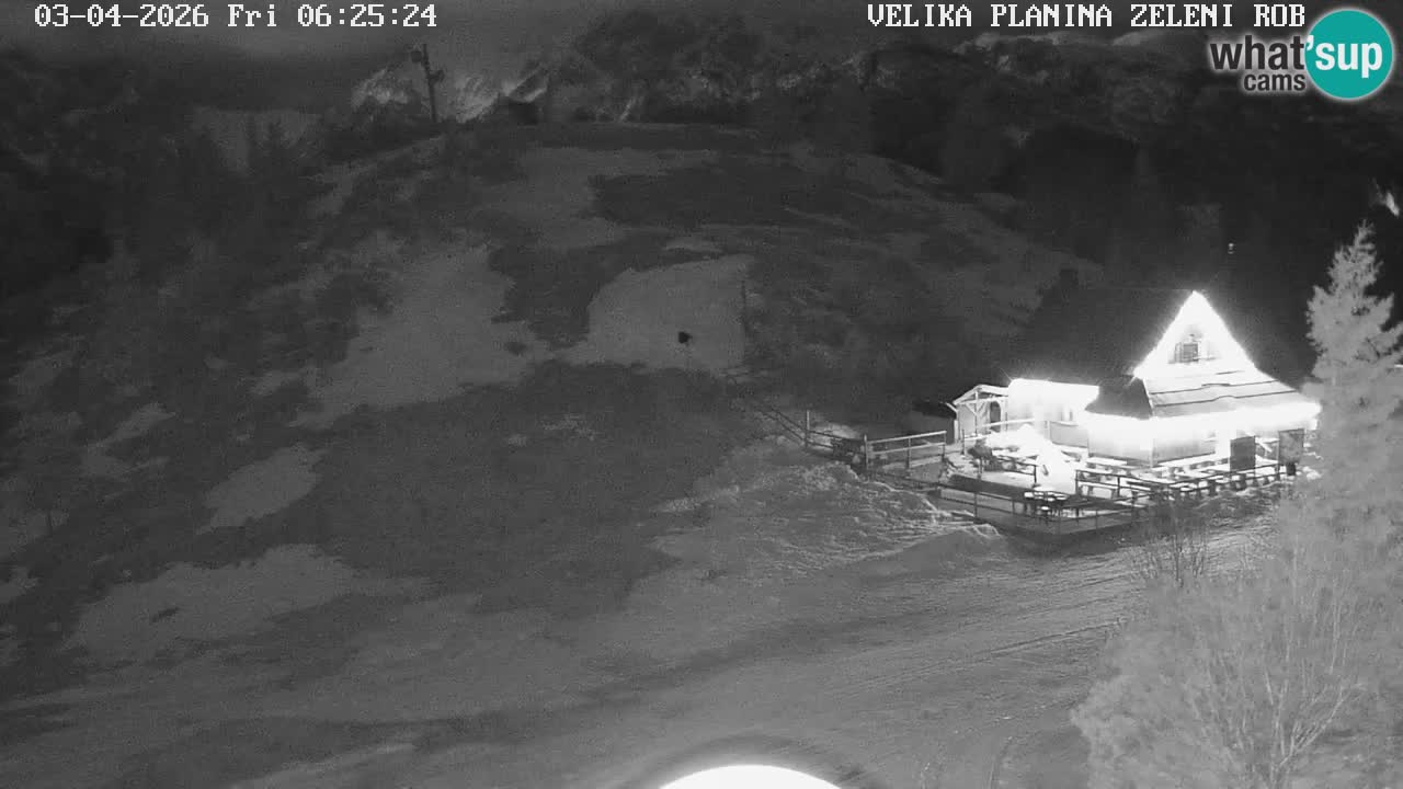 Zeleni Rob | Webcam live Velika Planina