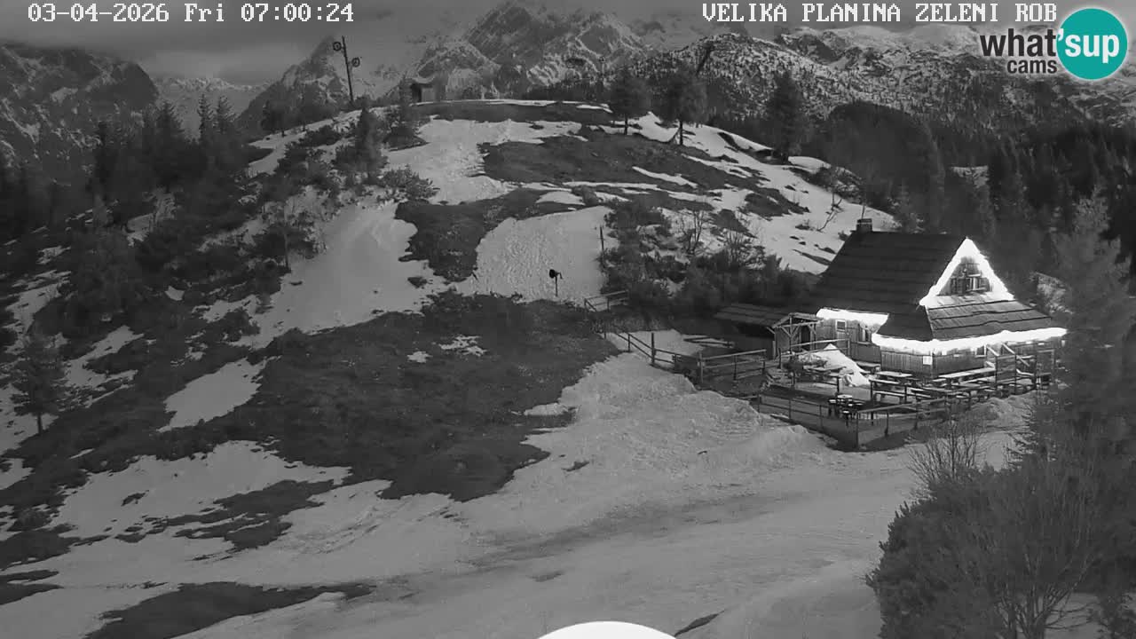 Cámara web en tiempo real Velika Planina