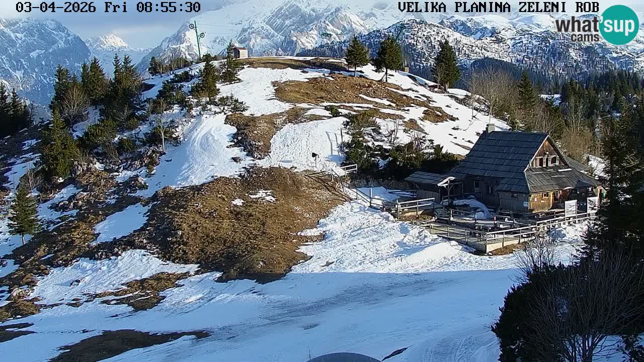 Kamera v živo Velika Planina