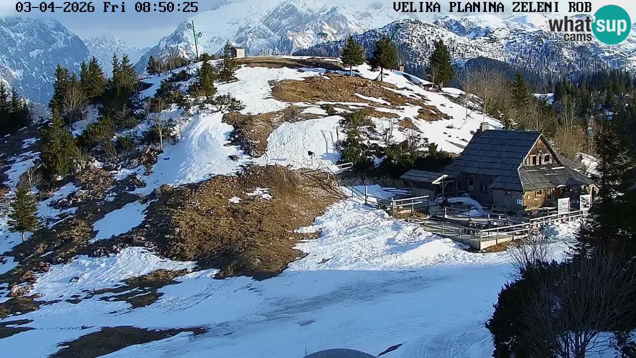 Webcam Live Velika Planina