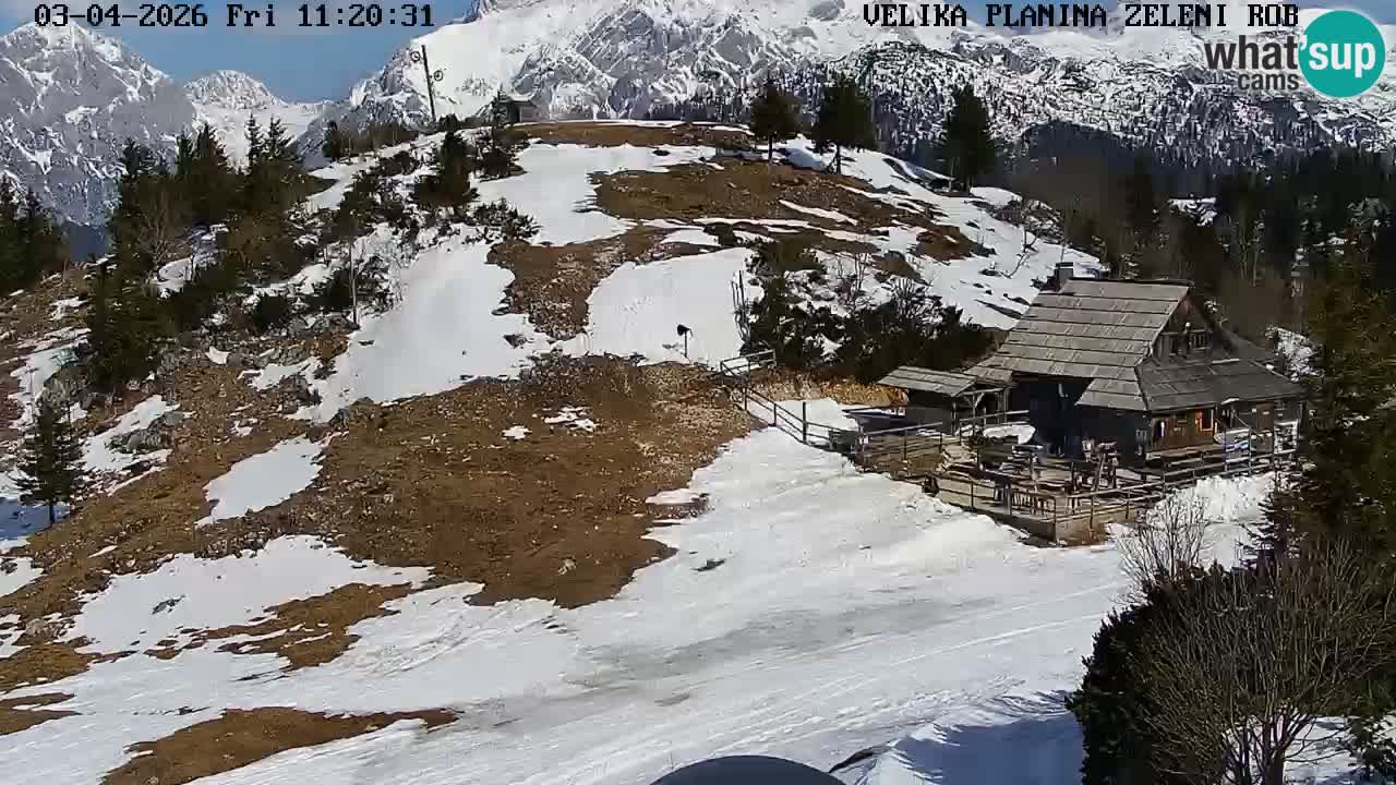 Zeleni Rob – Webcam live | Velika Planina