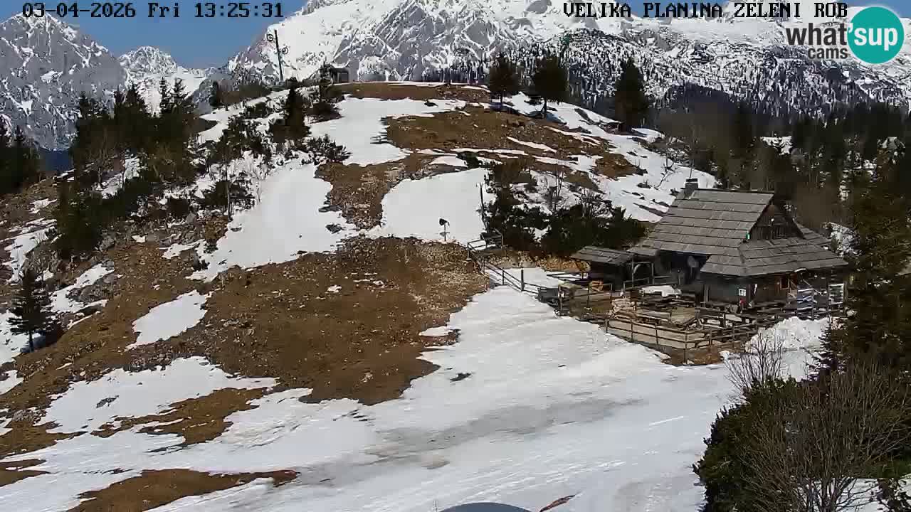 Zeleni Rob – Webcam live | Velika Planina