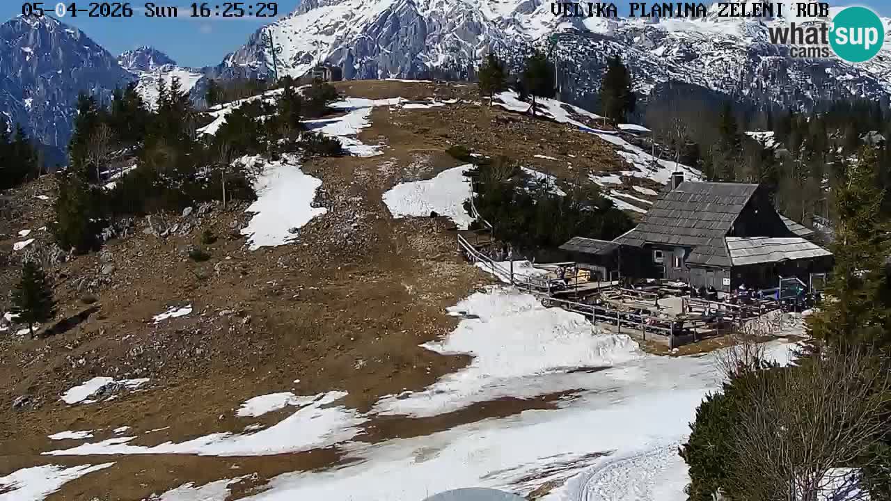 Zeleni Rob | Webcam live Velika Planina