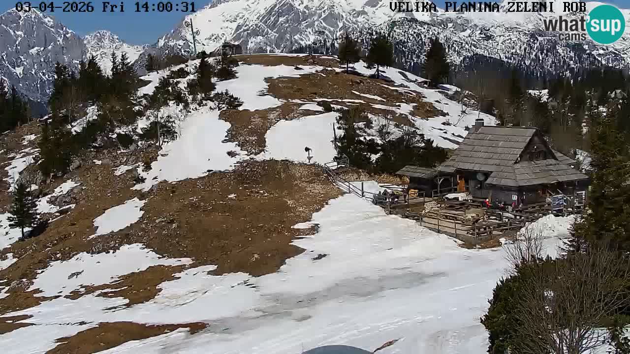 Zeleni Rob – Webcam live | Velika Planina