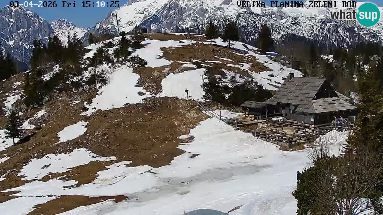 Zeleni Rob – Webcam live | Velika Planina