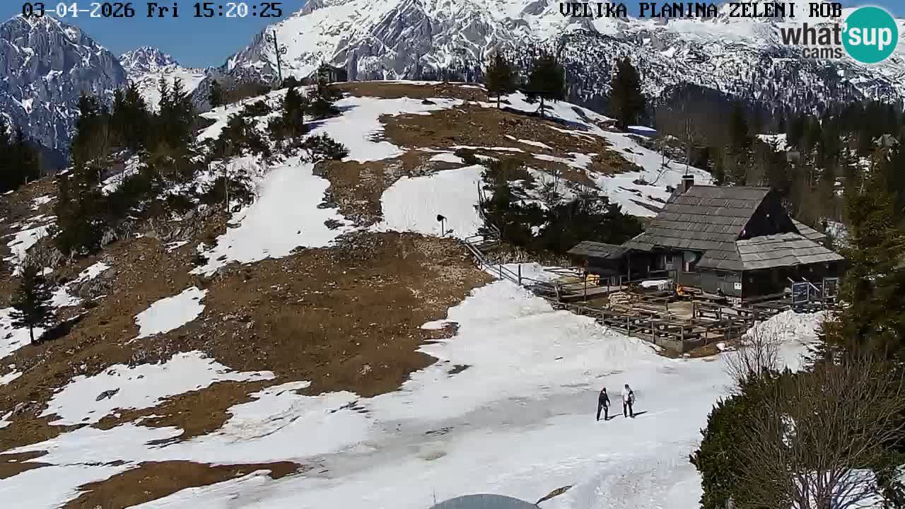 Zeleni Rob – Webcam live | Velika Planina