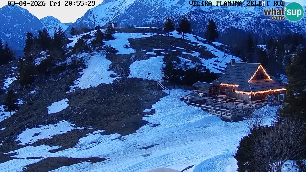 Zeleni Rob – Webcam live | Velika Planina