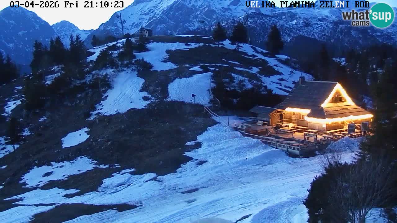 Zeleni Rob – Webcam live | Velika Planina