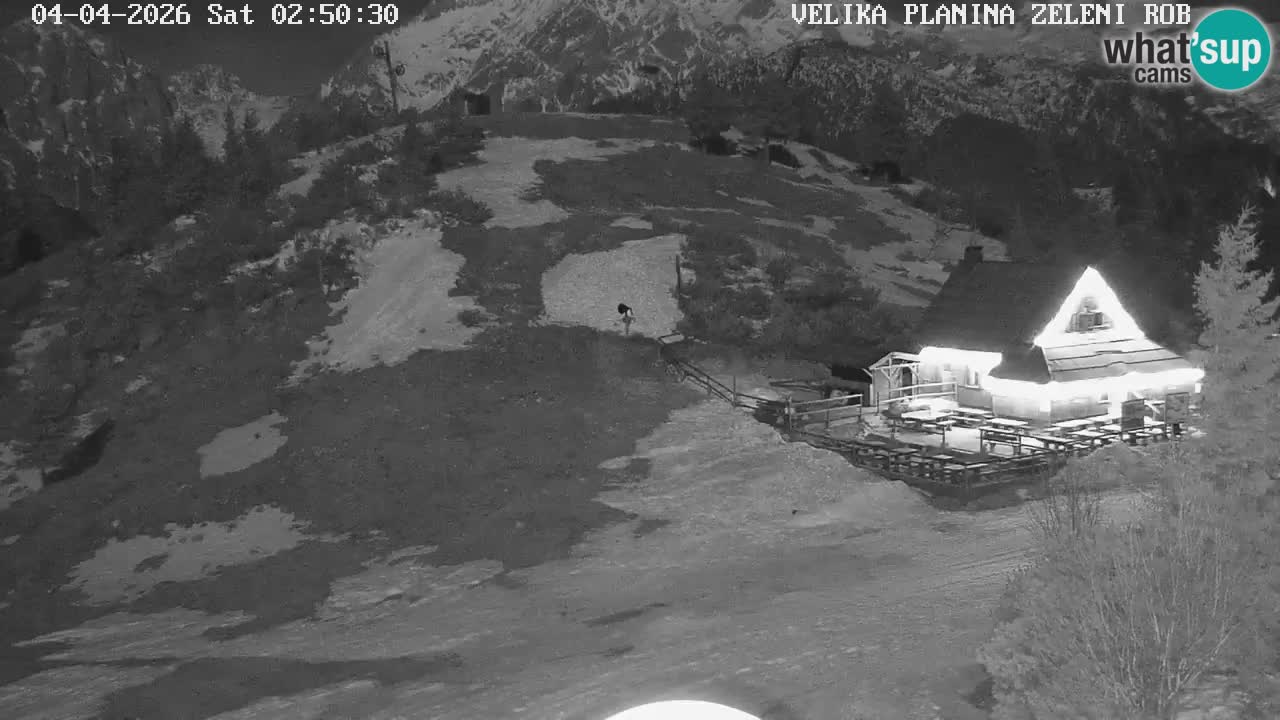 Zeleni Rob – Webcam live | Velika Planina