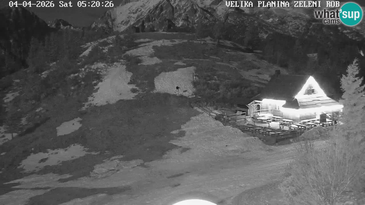 Zeleni Rob – Webcam live | Velika Planina