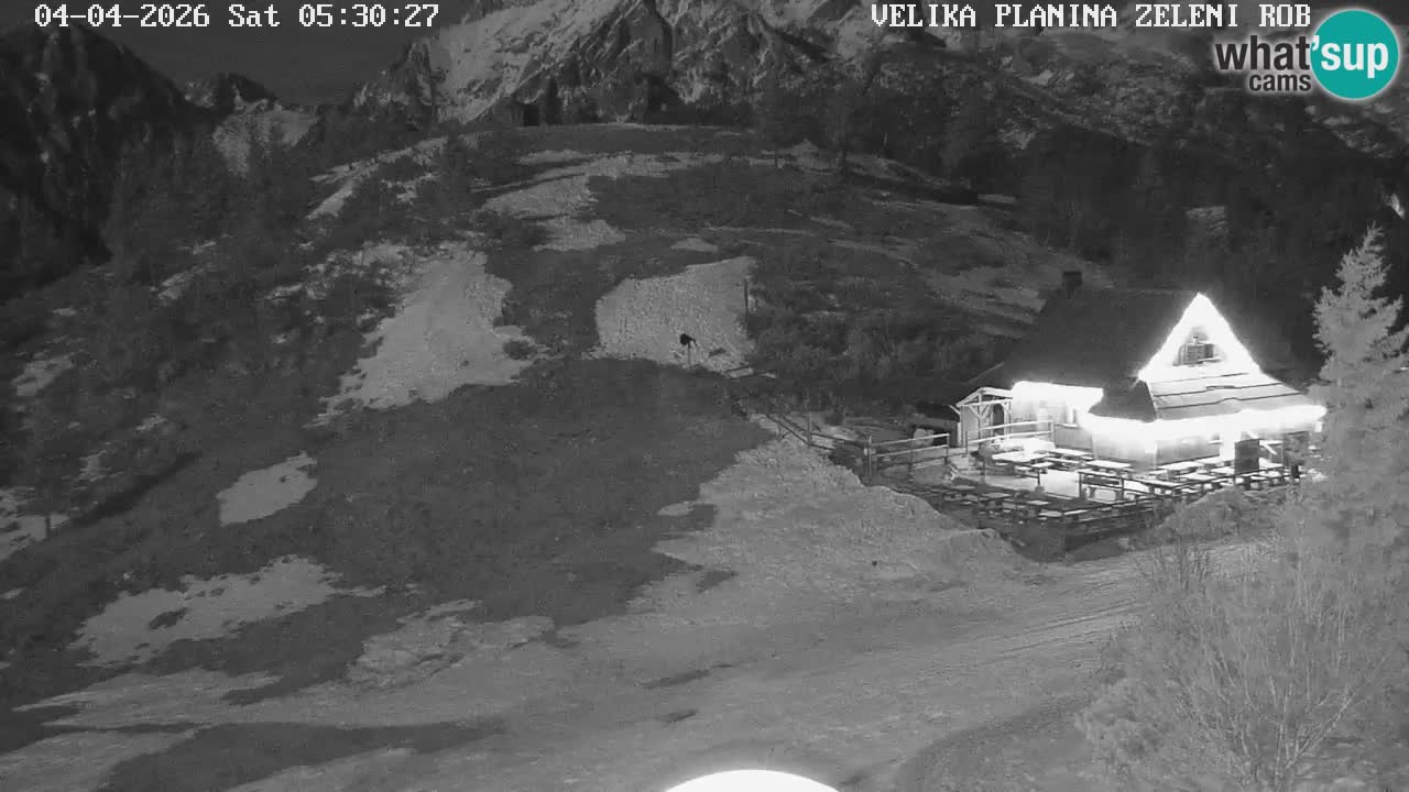 Zeleni Rob – Webcam live | Velika Planina