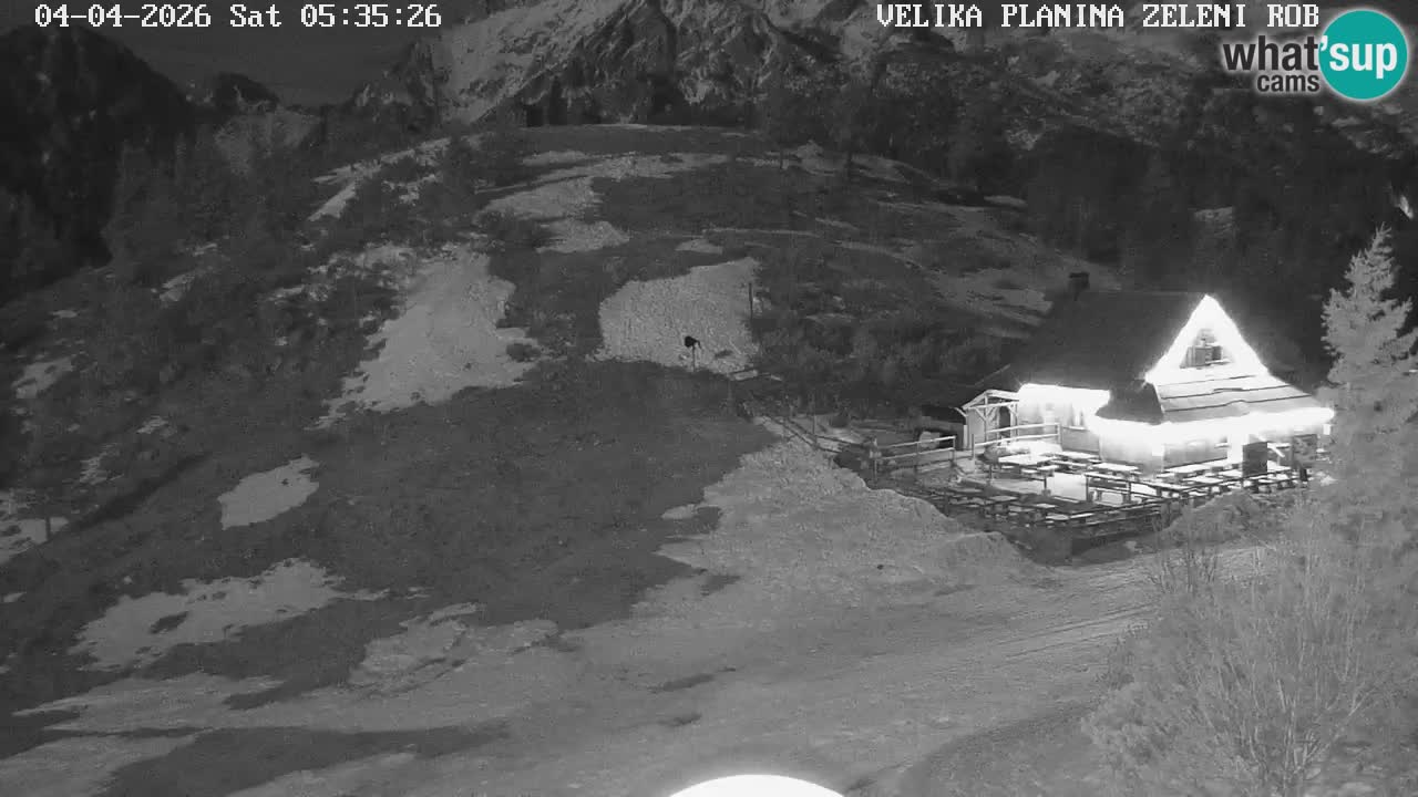 Zeleni Rob – Webcam live | Velika Planina