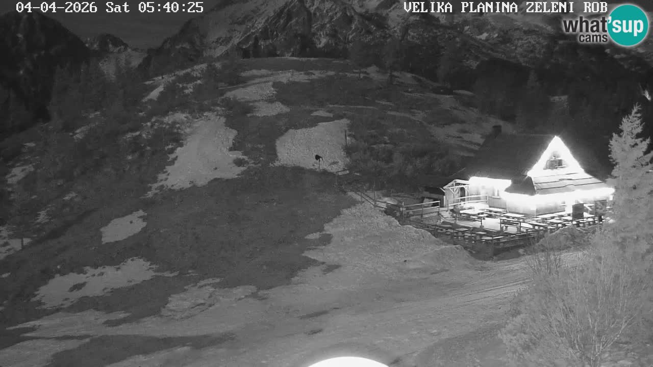 Zeleni Rob – Webcam live | Velika Planina