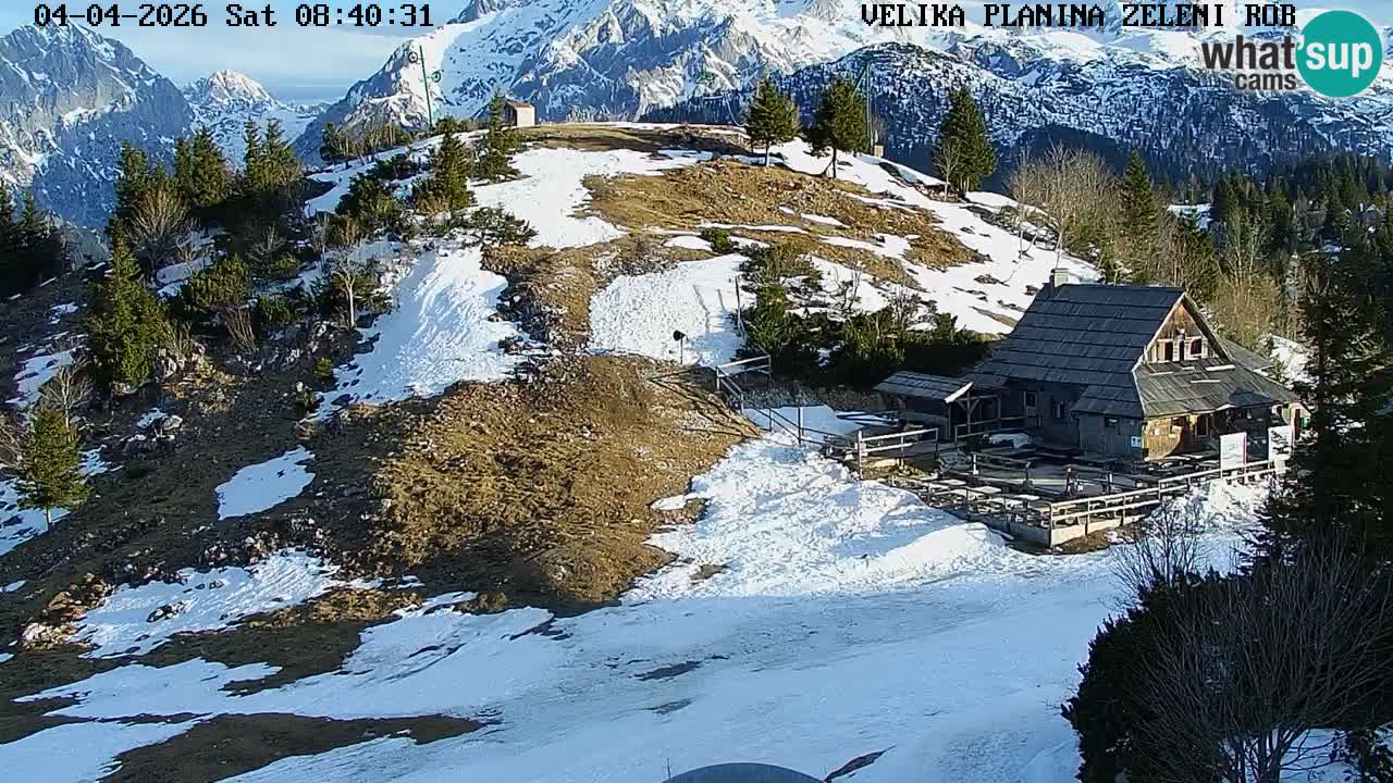 Zeleni Rob | Web kamera Velika Planina