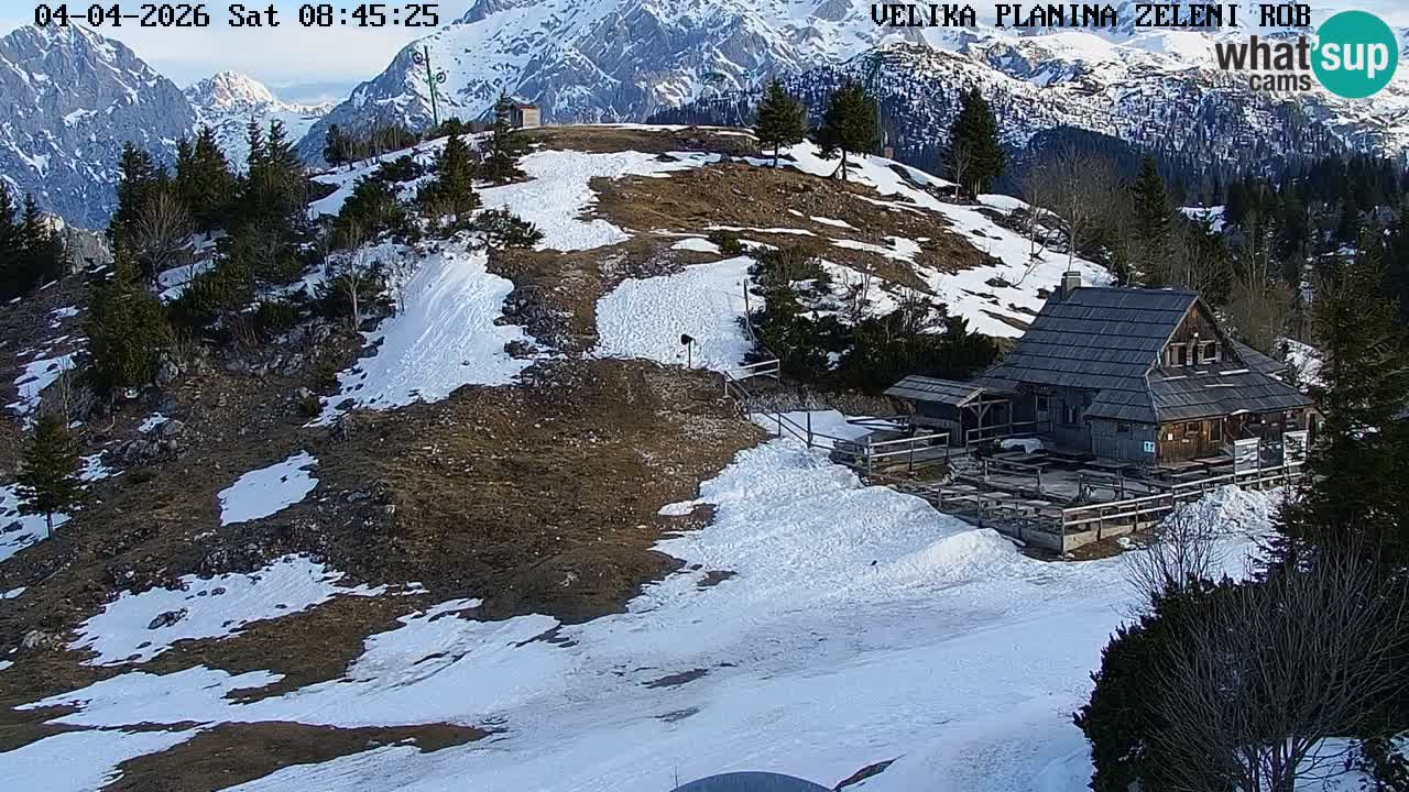 Zeleni Rob – Webcam live | Velika Planina