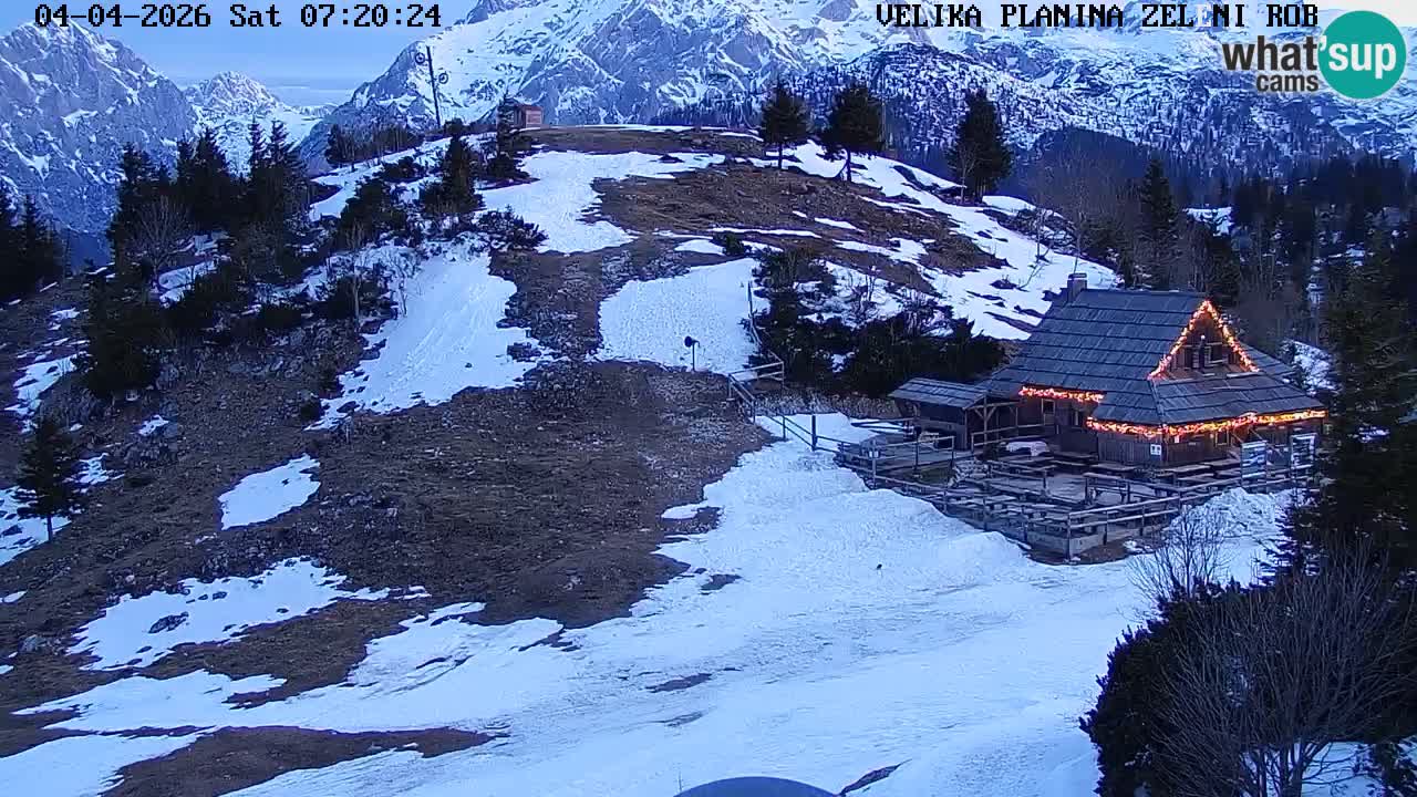 Zeleni Rob | Webcam live Velika Planina
